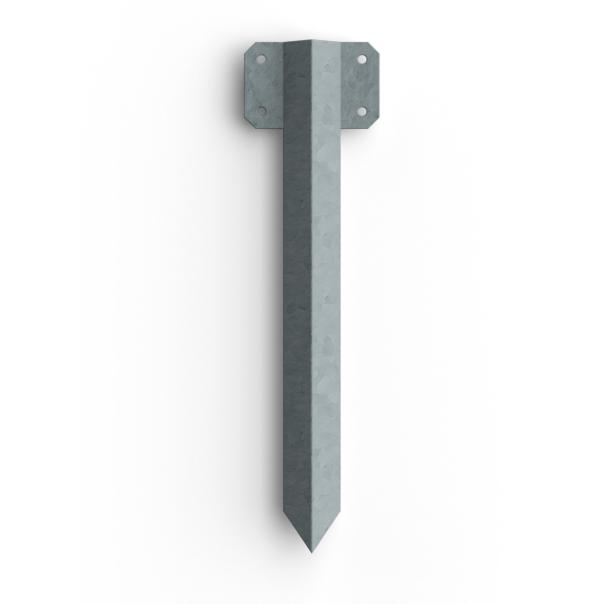 Straight Sleeper Pin - Galvanised